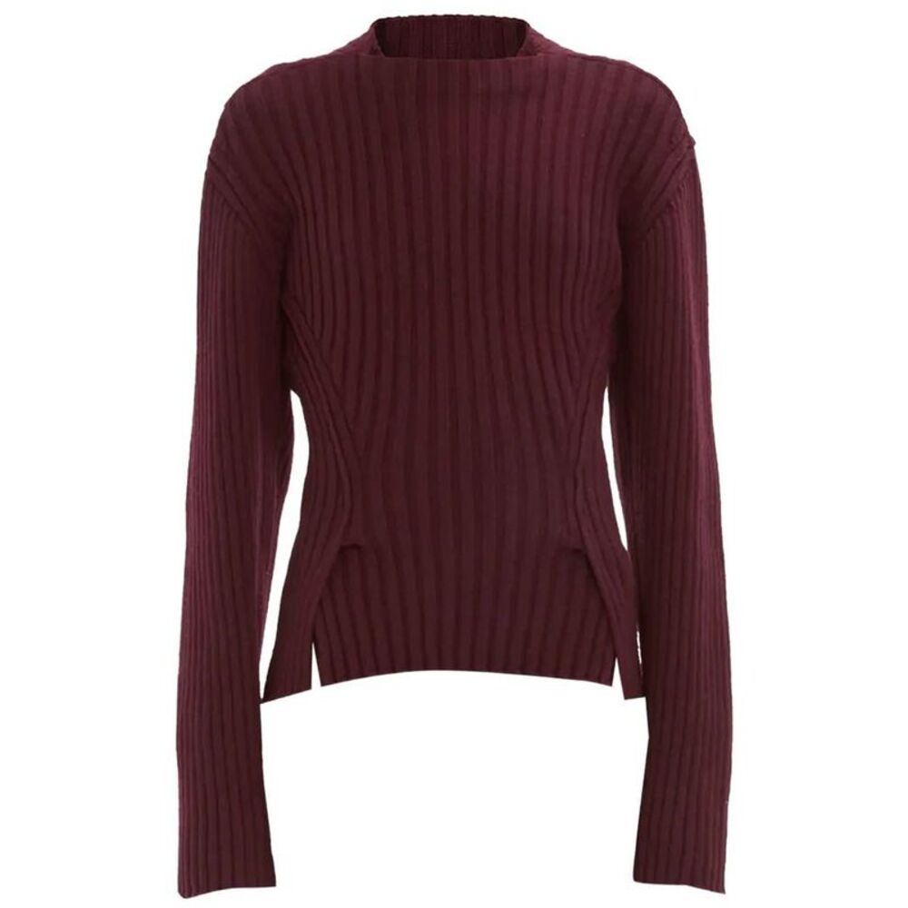 Victoria Beckham Women Ribbed Jumper In Merino Wool